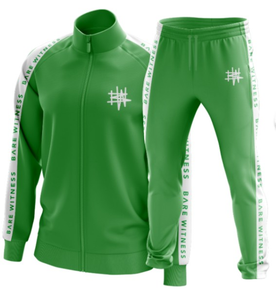 BARE WITNESS SPECIAL GREEN TRACKSUIT